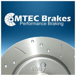 Range Rover II 2.5D 98-02 Front Brake Discs & Pads Drilled Grooved