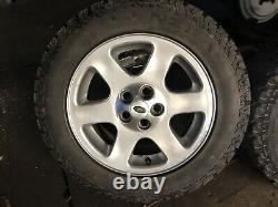 Range Rover P38 18 5x Alloy Wheels Grabber Tyres 255/55/18 94-02 Discovery 2