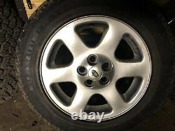 Range Rover P38 18 5x Alloy Wheels Grabber Tyres 255/55/18 94-02 Discovery 2