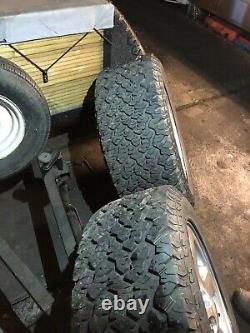 Range Rover P38 18 5x Alloy Wheels Grabber Tyres 255/55/18 94-02 Discovery 2