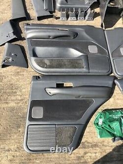 Range Rover P38 2.5 4.0 4.6 Black 5 Bar Leather Interior Seats Door Cards 94-02