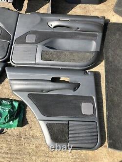 Range Rover P38 2.5 4.0 4.6 Black 5 Bar Leather Interior Seats Door Cards 94-02