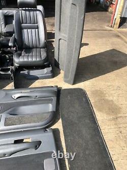 Range Rover P38 2.5 4.0 4.6 Black 5 Bar Leather Interior Seats Door Cards 94-02