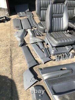 Range Rover P38 2.5 4.0 4.6 Black 5 Bar Leather Interior Seats Door Cards 94-02