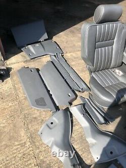 Range Rover P38 2.5 4.0 4.6 Black 5 Bar Leather Interior Seats Door Cards 94-02