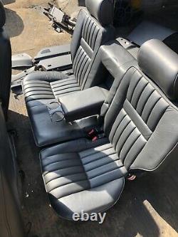 Range Rover P38 2.5 4.0 4.6 Black 5 Bar Leather Interior Seats Door Cards 94-02