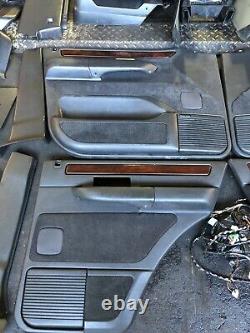 Range Rover P38 2.5 4.0 4.6 Black 5 Leather Interior Seats Door Cards 94-02