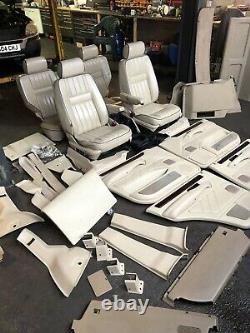 Range Rover P38 2.5 4.0 4.6 Cream 5 Bar Leather Interior Seats Upgrade 94-02