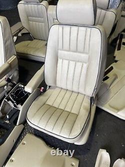 Range Rover P38 2.5 4.0 4.6 Cream 5 Bar Leather Interior Seats Upgrade 94-02