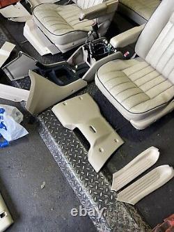 Range Rover P38 2.5 4.0 4.6 Cream 5 Bar Leather Interior Seats Upgrade 94-02