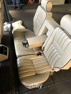 Range Rover P38 2.5 4.0 4.6 Cream 5 Bar Leather Interior Seats Upgrade 94-02