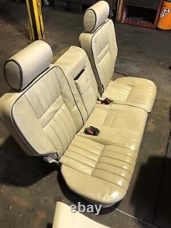 Range Rover P38 2.5 4.0 4.6 Cream 5 Bar Leather Interior Seats Upgrade 94-02