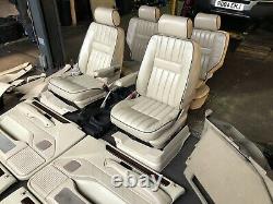 Range Rover P38 2.5 4.0 4.6 Cream 5 Bar Leather Interior Seats Upgrade 94-02