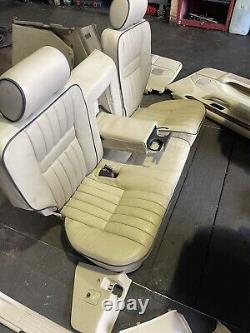 Range Rover P38 2.5 4.0 4.6 Cream 5 Bar Leather Interior Seats Upgrade 94-02