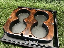 Range Rover P38 2.5 4.0 4.6 Genuine Walnut Cubby LID Cup Holders Very Rare 94-02