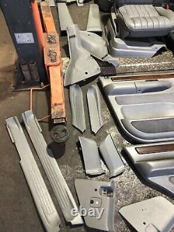 Range Rover P38 2.5 4.0 4.6 Granite Grey Leather Interior Seats Door Cards 94-02