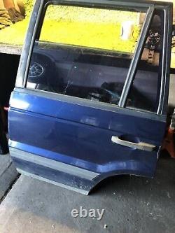 Range Rover P38 2.5 4.0 4.6 Passenger Rear Door Nsr Oslo Blue Code 644 94-02