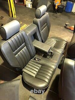 Range Rover P38 2.5 4.0 4.6 Westminster Black Leather Interior 5 Bar Rare 94-02