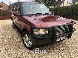 Range Rover P38 2.5 DHSE Diesel Auto Black Nappa leather top spec Alpine system