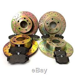 Range Rover P38 2.5d & V8 Front And Rear Performance Brake Discs & Pads Set, Kit