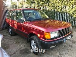 Range Rover P38 4.6 HSE, Roika Red, Full Cream Leather