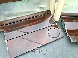 Range Rover P38 Autobiography Genuine Rear Picnic Tables Picnic Wood Walnut RARE