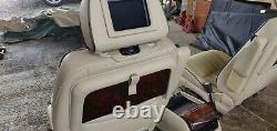 Range Rover P38 Autobiography Seats With Wood Picnic Tables And Vhs System