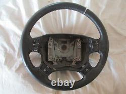 Range Rover P38 Black leather steering wheel with ICE con NEW NOS