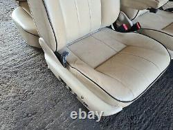 Range Rover P38 Cream Leather Electric Interior Seats