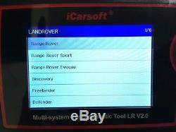 Range Rover P38 Diagnostic Scan Tool Fault Code Reader iCarsoft LR V2.0