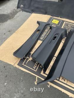 Range Rover P38 Full Set Of 8x Pillar Plastic Cover Trims 2001 Black