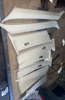 Range Rover P38 Full Set Of 8x Pillar Plastic Cover Trims Old Type