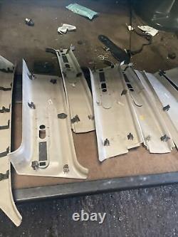 Range Rover P38 Full Set Of 8x Pillar Plastic Cover Trims Old Type