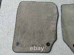 Range Rover P38 GENUINE Cream Front Foot Mats Lightstone