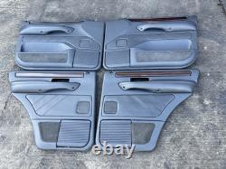 Range Rover P38 Genuine Set Of Vogue Black Door Cards Panels Front Rear 94-02