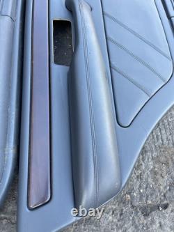Range Rover P38 Genuine Set Of Vogue Black Door Cards Panels Front Rear 94-02