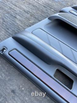 Range Rover P38 Genuine Set Of Vogue Black Door Cards Panels Front Rear 94-02