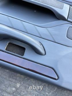 Range Rover P38 Genuine Set Of Vogue Black Door Cards Panels Front Rear 94-02