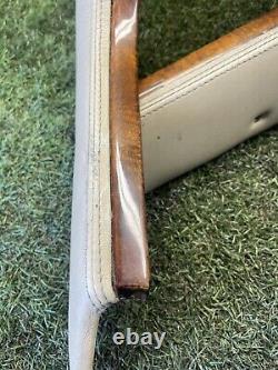 Range Rover P38 Genuine Walnut & Padded Cream Leather Console Side Panels 94-02