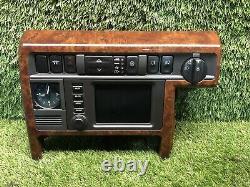 Range Rover P38 Genuine Walnut Switch Centre Surround Upgrade Sat Nav 94-02