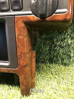 Range Rover P38 Genuine Walnut Switch Centre Surround Upgrade Sat Nav 94-02