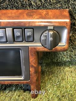 Range Rover P38 Genuine Walnut Switch Centre Surround Upgrade Sat Nav 94-02