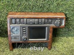 Range Rover P38 Genuine Walnut Switch Centre Surround Upgrade Sat Nav 94-02 Read