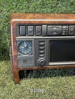 Range Rover P38 Genuine Walnut Switch Centre Surround Upgrade Sat Nav 94-02 Read