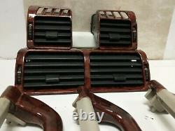 Range Rover P38 Grab Handles And Dash Vents Walnut