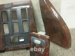 Range Rover P38 New Window Switch Panel, Arm, Tweeter, Light Covers Walnut