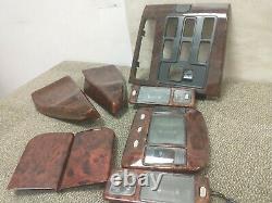 Range Rover P38 New Window Switch Panel, Arm, Tweeter, Light Covers Walnut