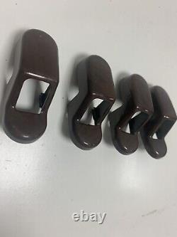 Range Rover P38 SEAT BELT BOLT COVERS WALNUT EFFECT