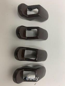 Range Rover P38 SEAT BELT BOLT COVERS WALNUT EFFECT