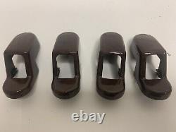 Range Rover P38 SEAT BELT BOLT COVERS WALNUT EFFECT